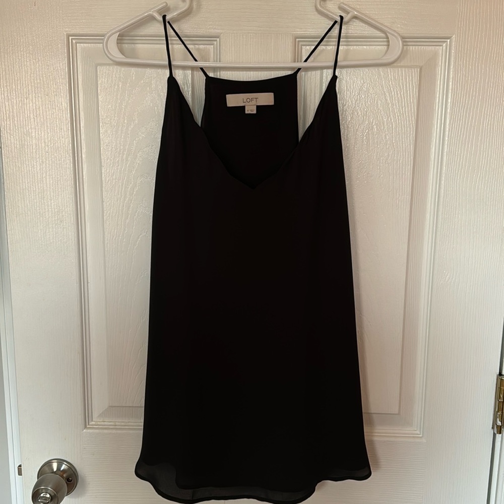 Loft scalloped edge tank top